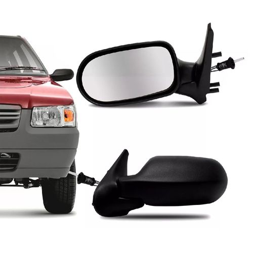 RETROVISOR ESQUERDO EXTERNO FIAT UNO FIRE FLEX 2006/2010 C/CONTROLE
