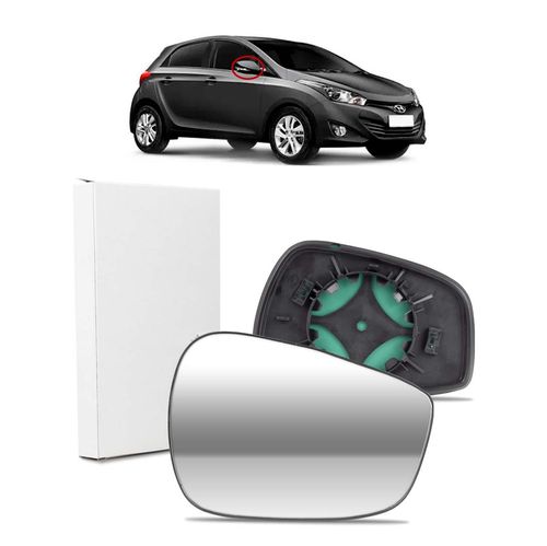 LENTE DO RETROVISOR DIREITO HB20/ELANTRA 2013/2019