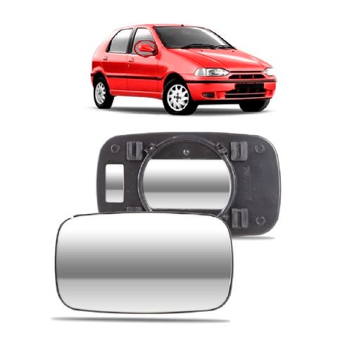 LENTE RETROVISOR DIREITO PALIO/STRADA 96/00 UNO FIRE 02/04