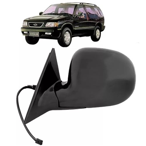 RETROVISOR ESQUERDO EXTERNO GM S10/ BLAZER 1995/2000 ELÉTRICO