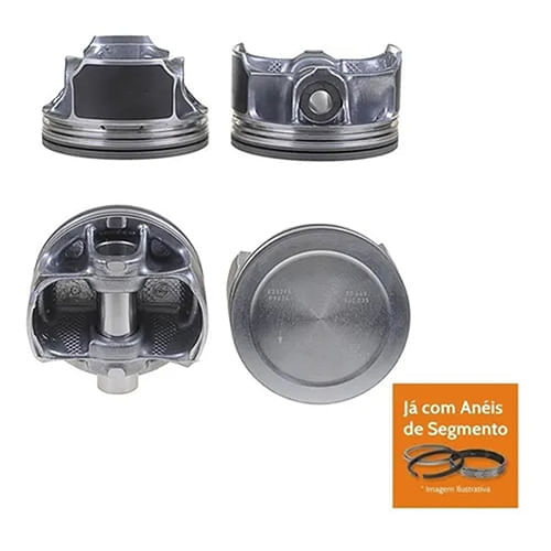 PISTAO COM ANEL - FIAT DOBLO PALIO 1.8 16V FLEX ETORQ ATE 2014