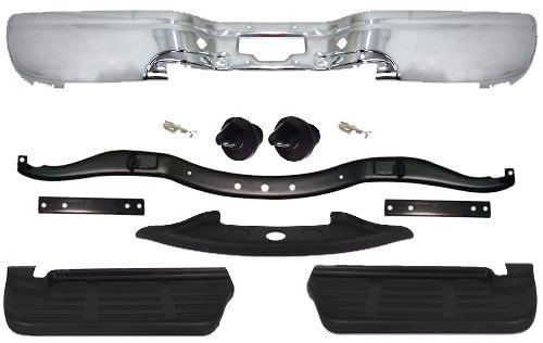 KIT PARA-CHOQUE TRASEIRO F-250 COMPLETO 7 PEÇAS 98/12