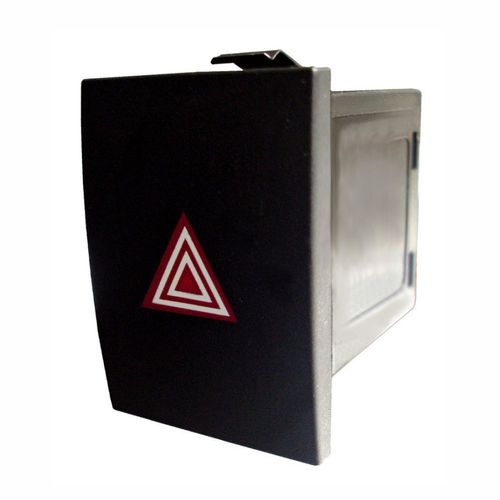 Botão Luz Emergência Pisca Alerta 12V Caminhão VW Worker 5140e 8150e Delivery MWM 8150e 9150e Delivery Plus - 377953235