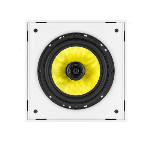 ARANDELA 6" QUADRADA COAXIAL 100W BRANCO FRAHM