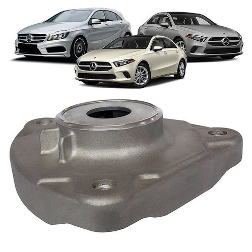SUPORTE DO AMORTECEDOR DIANTEIRO COM ROLAMENTO MERCEDES A160/A180/A250 W176 2012/2018 B200 2011/2018 / CLA200/CLA250 201