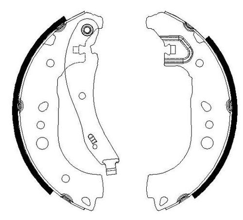 SAPATA DE FREIO-VW - POLO 1.0/1.6 17/; VIRTUS 1.6 MSI 18/22