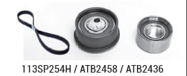 KIT ESTICADOR-HYUNDAI - (113SP254H + ATB2436 + ATB2458) TUCSON 2.0 16V 05/07