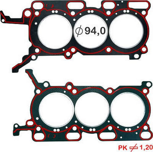 JUNTA DO CABECOTE -  FORD EDGE 3.5 V6 24V 2008 2016 - 1,20 MM ( PAR )