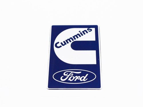 EMBLEMA 'CUMMINS FORD' F-250 F-350 F-4000 99/... CARGO RESINADO