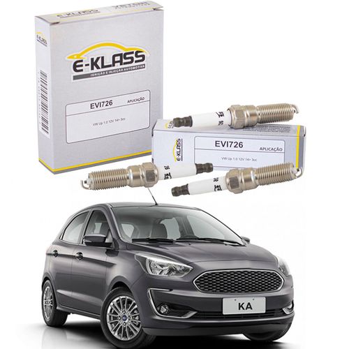 Jogo De Vela Ford Ka 1.0 3cc  2014/2021 - 78849 - EVI726