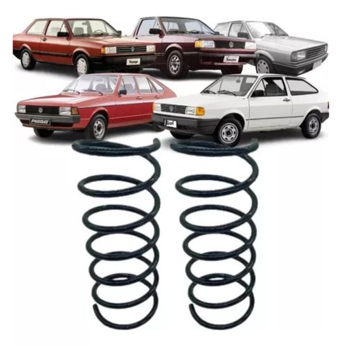 Par Mola Espiral Traseira Gol Voyage Antigo 1980/1996