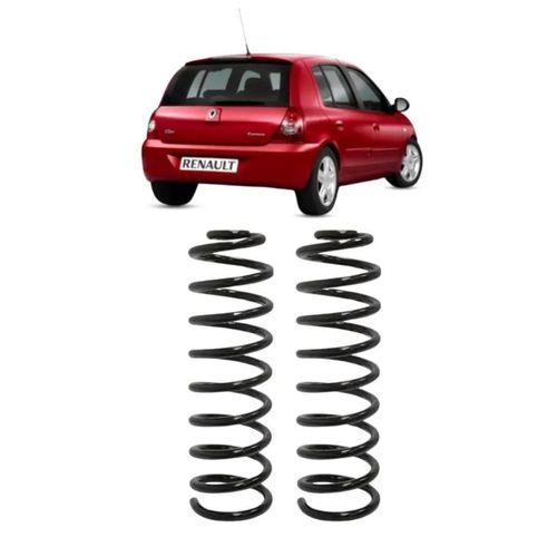 Par Mola Espiral Traseira Clio Hatch 2000...
