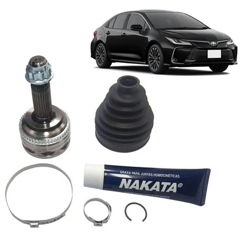 Junta Homocinética Fixa Corolla 1.8 2.0 Cambio Automatico Com Abs 2015 ...