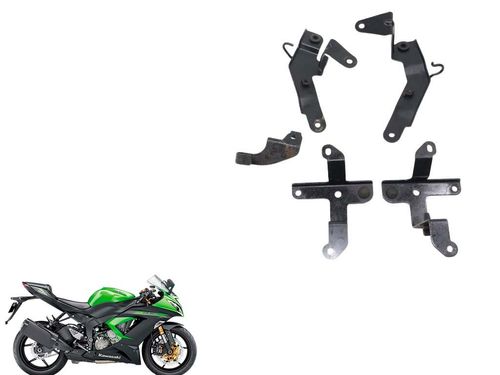 Kit Suporte Chassi Kawasaki Zx 6 Zx6 13-16