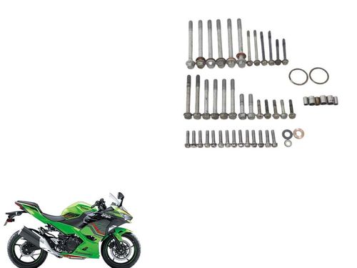 Kit Parafuso Carcaça Motor Kawasaki Ninja 400  20-23