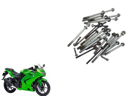 Kit Parafuso Carcaça Motor Kawasaki Ninja 250 R 08-12