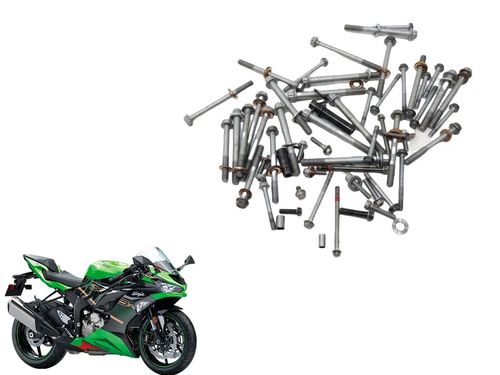 Kit Parafuso Carcaça Motor Kawasaki Zx 6 Zx6 19-24
