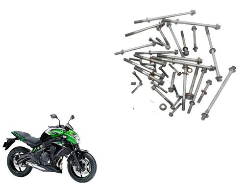 Kit Parafuso Carcaça Motor Kawasaki Er-6n Er6n 08-17