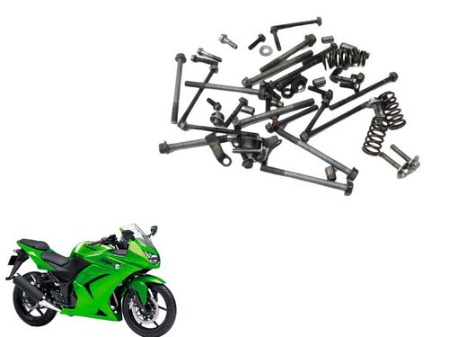 Kit Parafuso Carcaça Motor Kawasaki Ninja 250 R 08-12