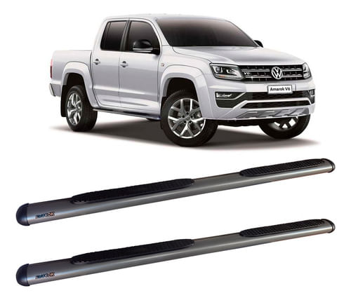 Estribo Amarok Oval Oblongo Grafite C Dupla