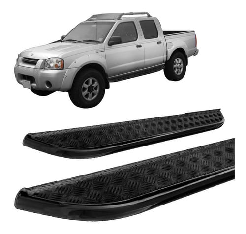 Estribo Chapa Frontier 2003 A 2007 Preto