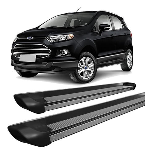 Estribo Ecosport 2013 Em Diante Personalizado Preto