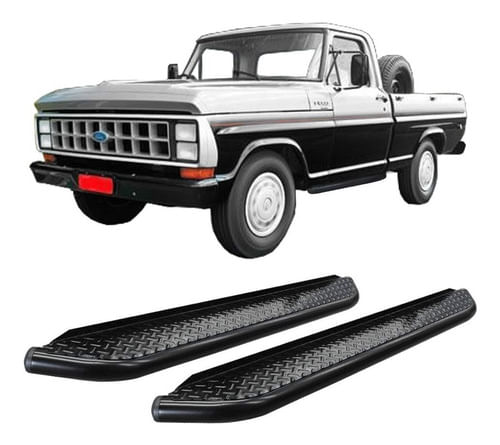 Estribo F-1000 Até 1992 Chapa Preto