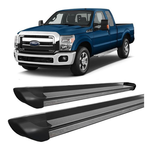 Estribo F-250 Personalizado Preto Fosco C S