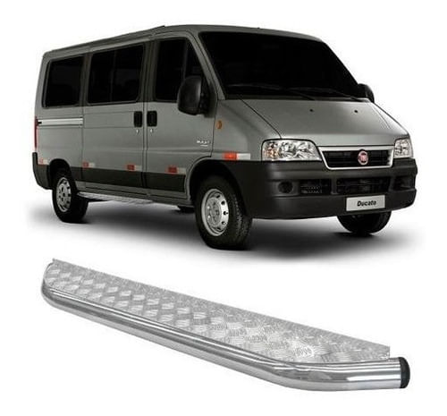 Estribo Fiat Ducato Lado Passageiro Teto Baixo Cromado