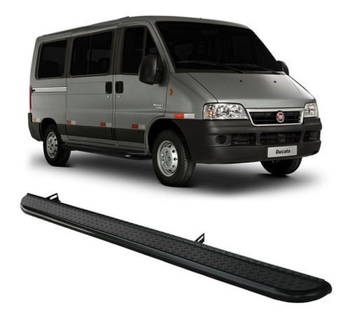 Estribo Fiat Ducato Lado Passageiro Teto Baixo Preto