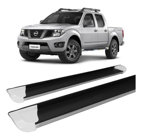 Estribo Frontier  2008 A 2016 Personalizado Branco