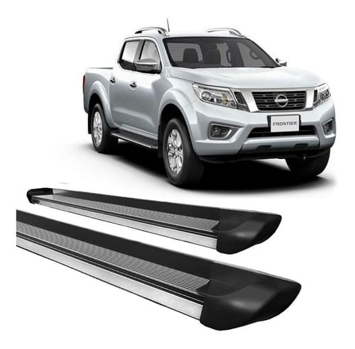 Estribo Frontier 2017 A 2020 Alum Personalizado Preto