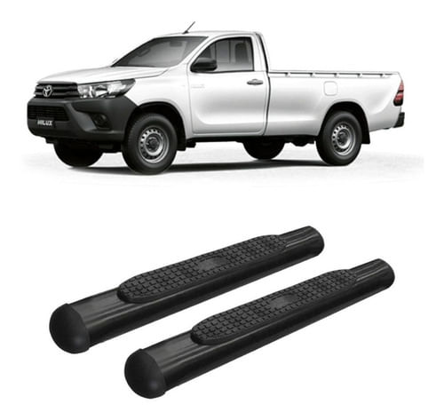 Estribo Hilux 2016 A 2020 Oval Oblongo Preto C S