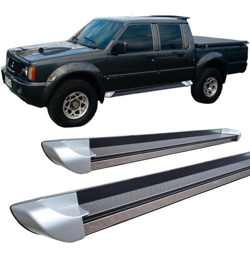 Estribo L200 Gl/gls Cabine Dupla Personalizado Prata