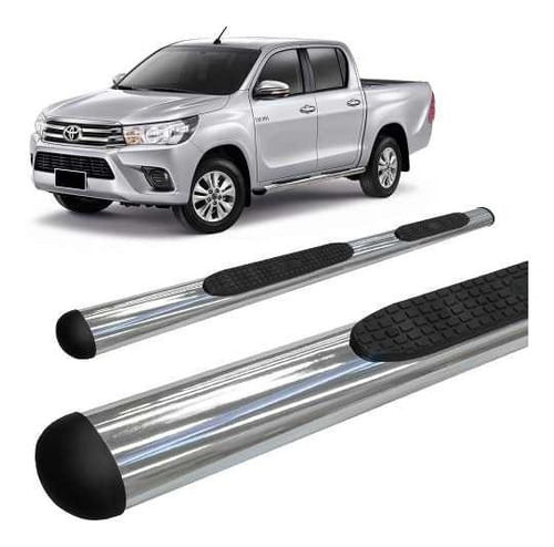 Estribo Oval Hilux 2016 E 2019 Cromado