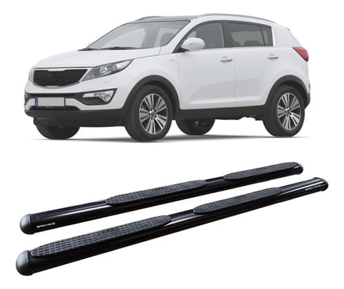 Estribo Sportage Oval Preto