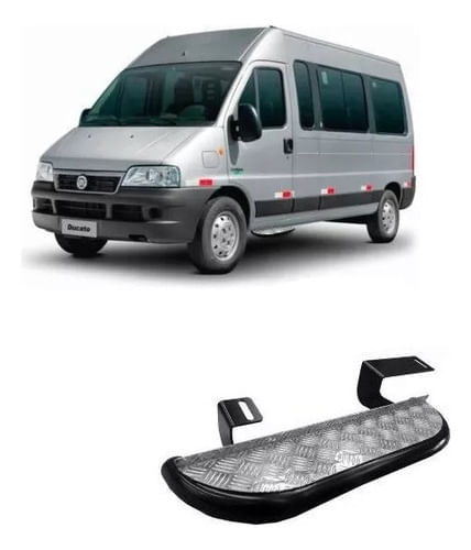 Estribo Ducato Fiat Preto Lateral Lado Motorista
