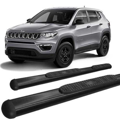 Estribo Jeep Compass Oblongo Oval Preto