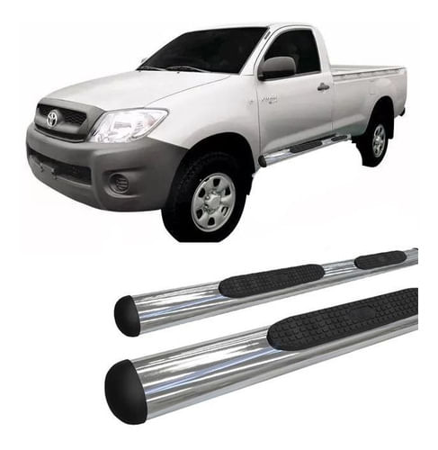 Estribo Lateral Hilux 2005 A 2015 Oval Oblongo Cromado C S