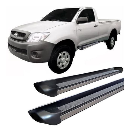 Estribo Lateral Hilux 2005 A 2015 Personalizado Preto C S