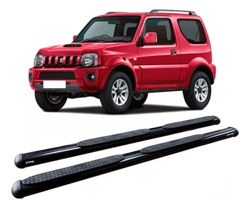 Estribo Suzuki Jimny Oblongo Oval Preto