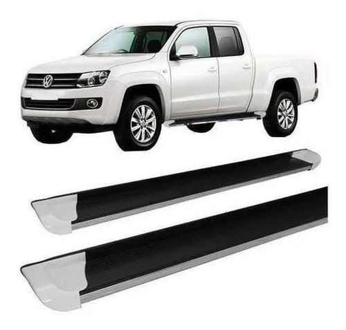 Estribo Amarok C/d 2010 A 2019 Personalizado Alumínio Branco