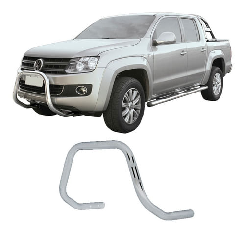 Para-choque De Impulsão Amarok Todos Cromado Sem Barra