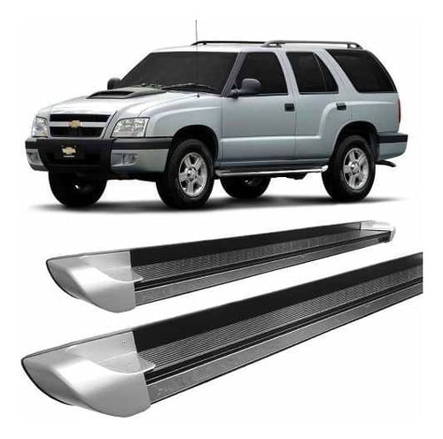 Estribo Alumínio Blazer 1995 A 2011 Personalizado Prata