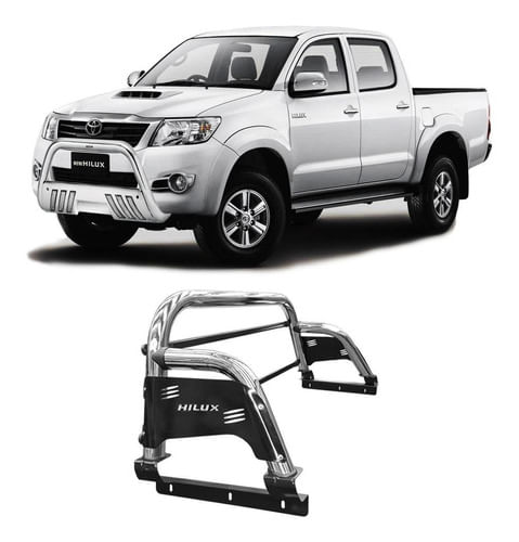 Santo Antonio Hilux 2005 A 2016 H3 Cromado