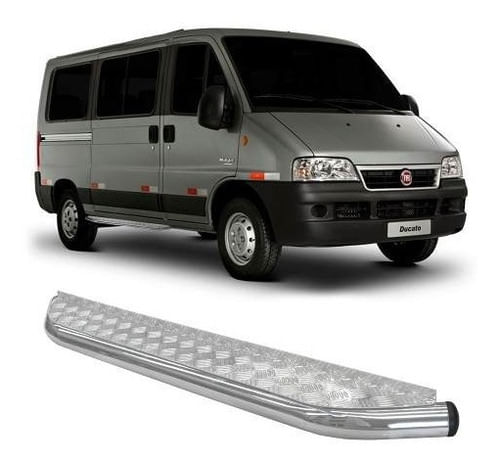 Estribo Cromado Fiat Ducato Lado Passageiro Teto Baixo
