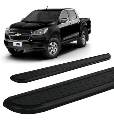 Estribo S10 2012 Ate 2020 Chapa De Aço Preto C D