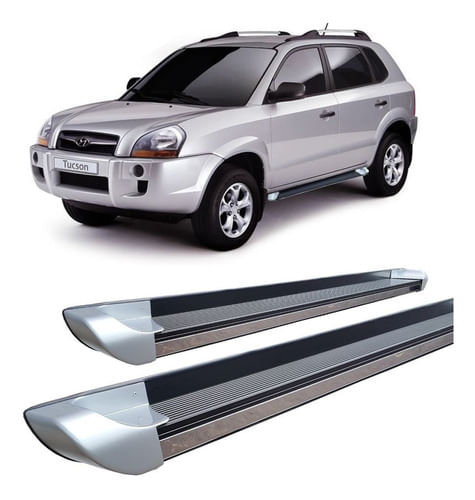 Estribo Tucson Até 2016 Personalizado Prata