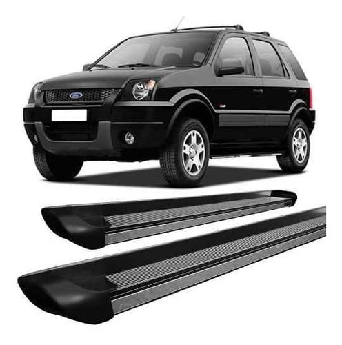 Estribo Alumínio Ecosport 2003 A 2012 Personalizado Preto