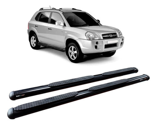 Estribo Oval Tucson 2005 A 2016 Preto